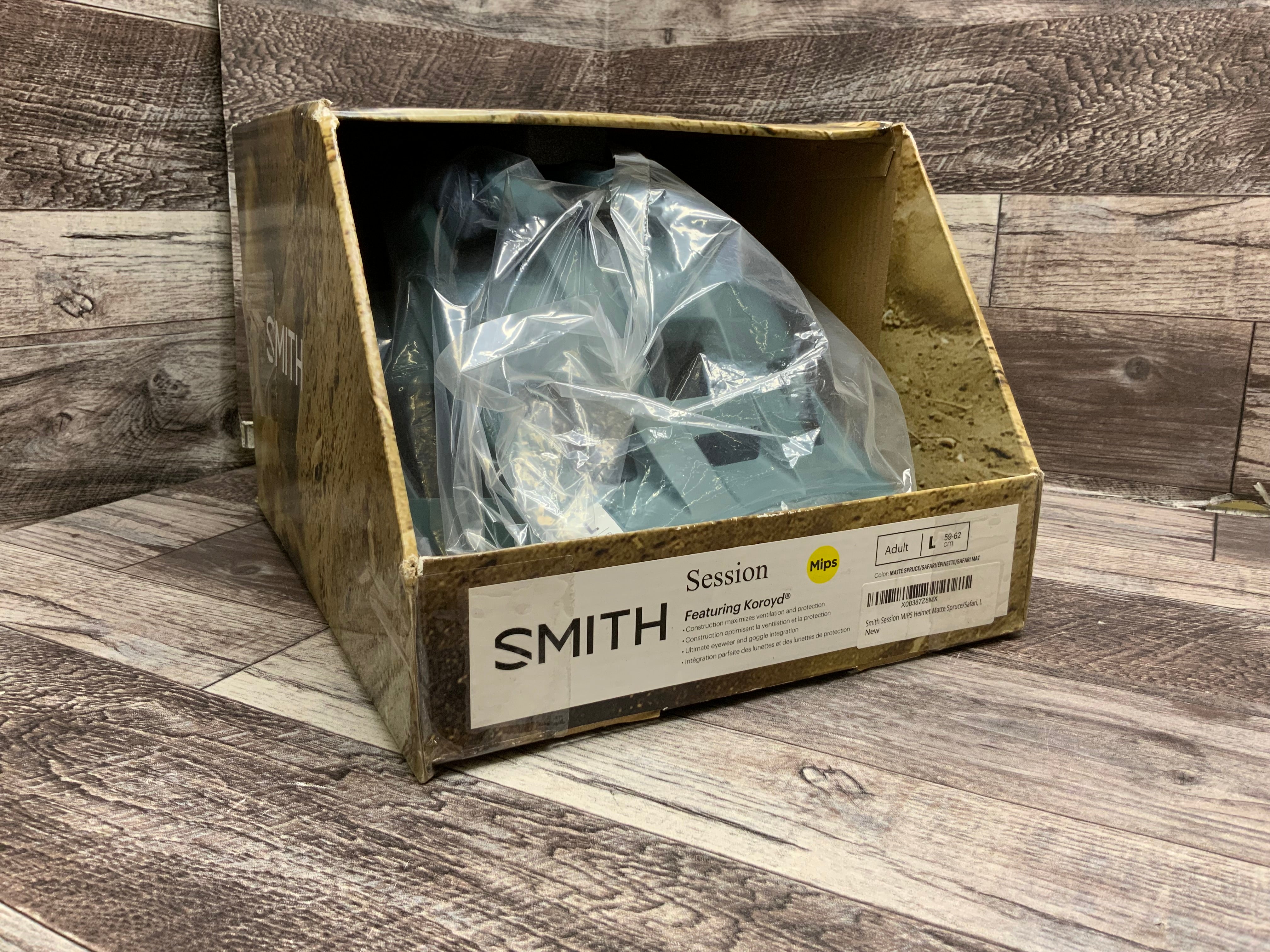 Smith Session MIPS Helmet (Size Large)-(Matte Spruce/Safari/Epinette/Safari Mat) (8100489199854)